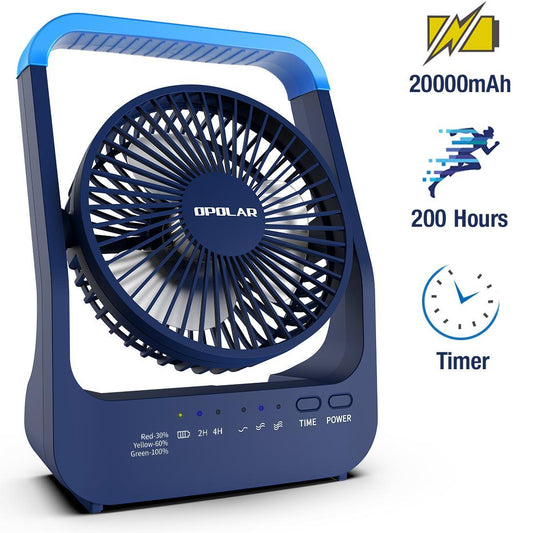 20000mAh Rechargeable Battery Operated Fan