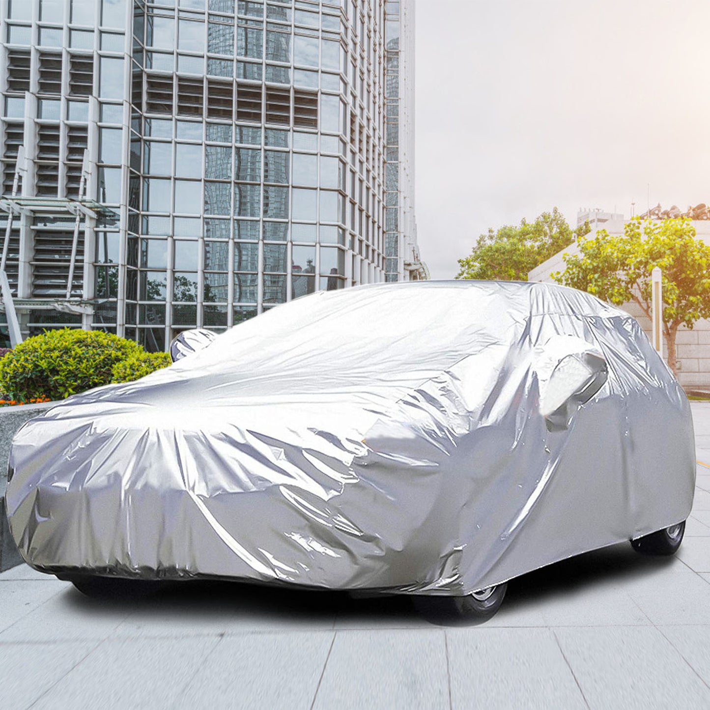 189x69x47in Full Car Cover All Weather UV Protection Automotive Cover 170T Outdoor Universal Full Cover