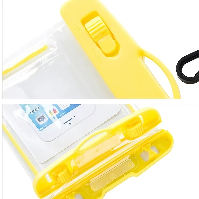 1pc Waterproof Cell Phone Pouch; Universal Underwater Sealing Case For Beach Swimming Pool